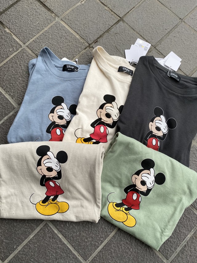 再入荷 目隠しミッキーt ブルー Anfang