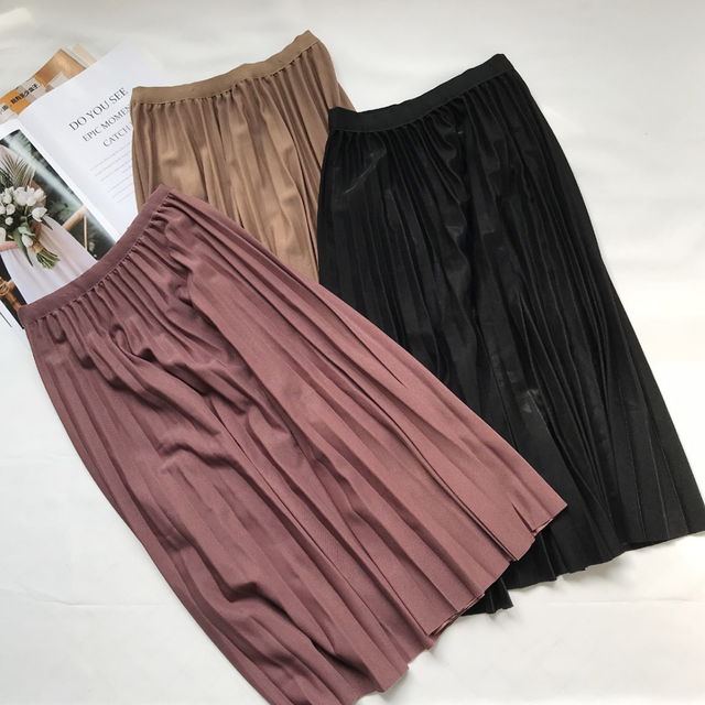 〈カフェシリーズ〉カフェプリーツスカート 【cafe pleats skirt】