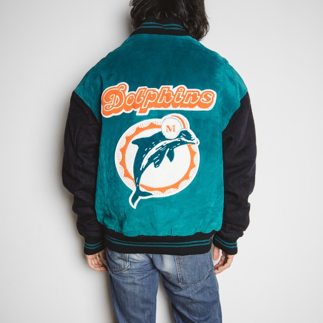 Nfl Dolphinsスエード切り替えスタジャン 1127t08 Thrift Tokyo Tarock