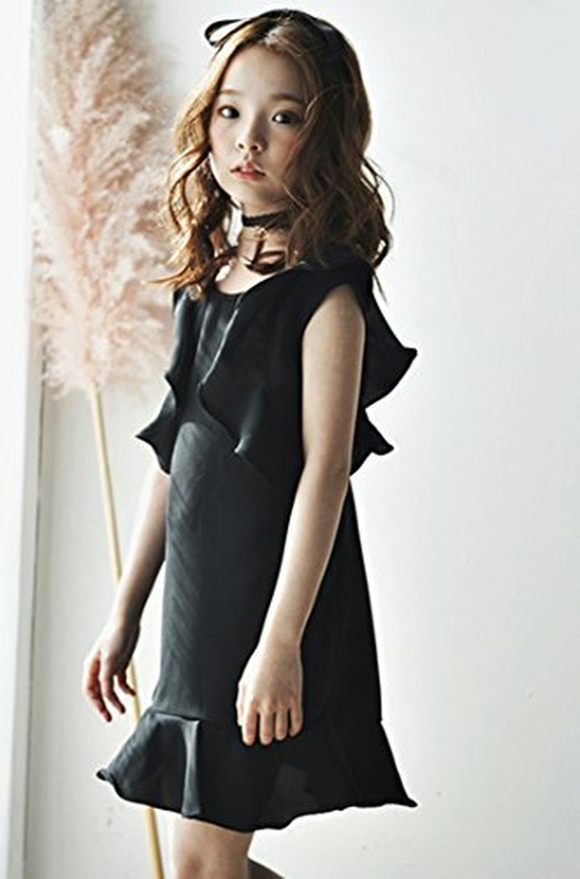 Heaven Days ヘブンデイズ 長袖 フォーマル ワンピース フリル シック シンプル 子供服 七五三 結婚式 発表会 キッズ 女の子 1708e0664 Heaven Days