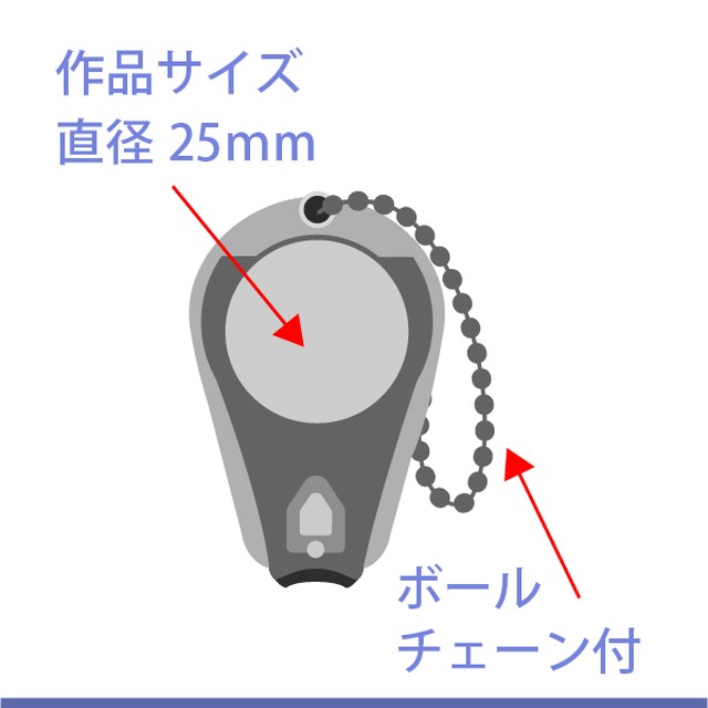 つめ切り 多機能 携帯 爪切り パンダと笹スイカ Yumaahi