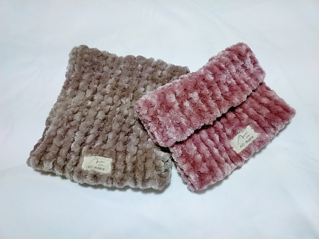 Mokomoko Knit Snood 手編みニットスヌード 犬服 ネックウォーマー Ali I Moana Leilani