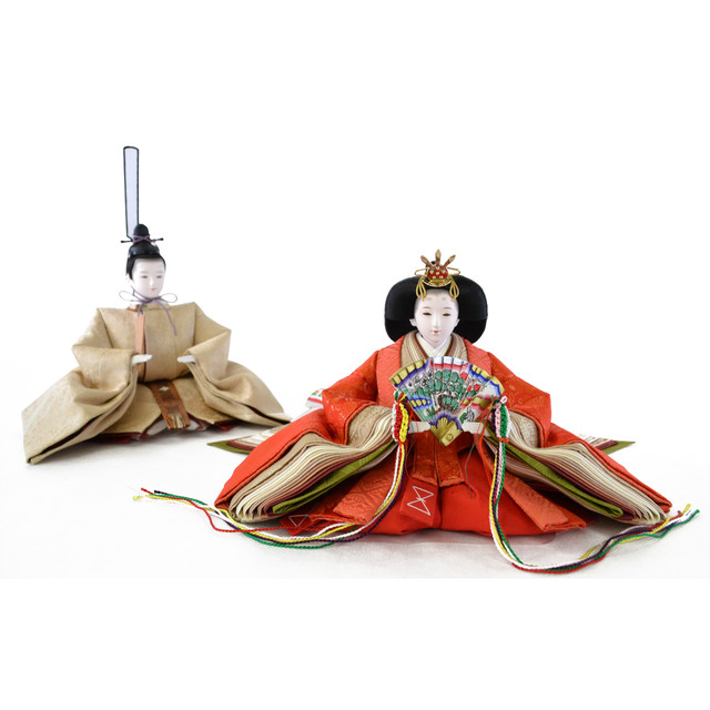 人形作家「清水久遊」作 漆泊(正絹・親王飾り限定 1)人形単品販売