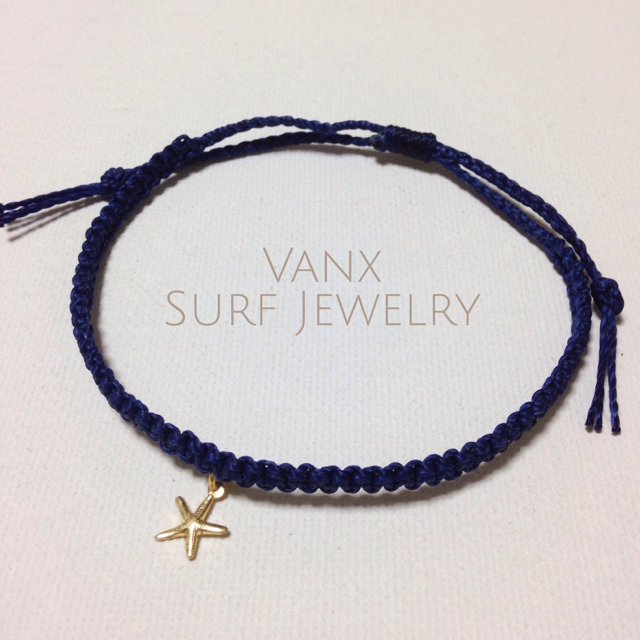 スターフィッシュ ワックスコードブレスレット Vanx Surf Jewelry