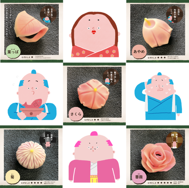 自宅で簡単!練り切り作り体験(練りきりキットのみ6個セット)