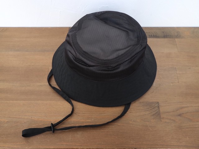 Comes And Goes Black Mesh Hat あご紐付き Black Lapel Online Store