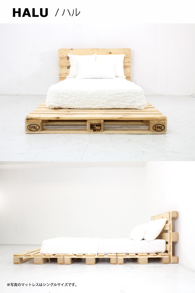 4枚組 シングル セミダブル兼用 中古木製パレット 組立不要 ヨーロッパ規格品 1ｘ80cm インダストリアル素材 Diyベッドやソファーなどに Pallet Depo