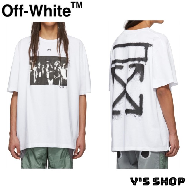 特別価格 Off White スプレープリント Tシャツ アウトレット Shzuni Com