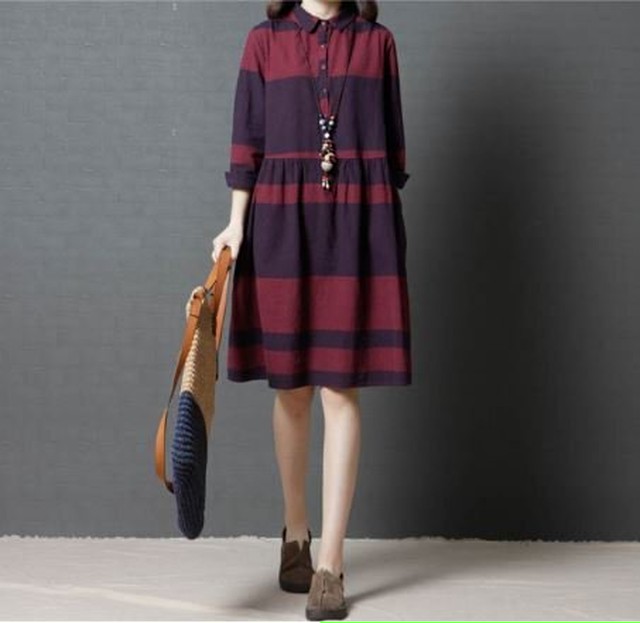 シャツワンピース 長袖 膝丈 大きいサイズ シャツワンピース 春 夏 春服 シャツ 長袖 カジュアル シャツワンピース ワンピース 大きいサイズ 春 夏 春服 シャツワンピース 長袖 カジュアル Leaflower 001 リーフラワー レディースファッション専門店