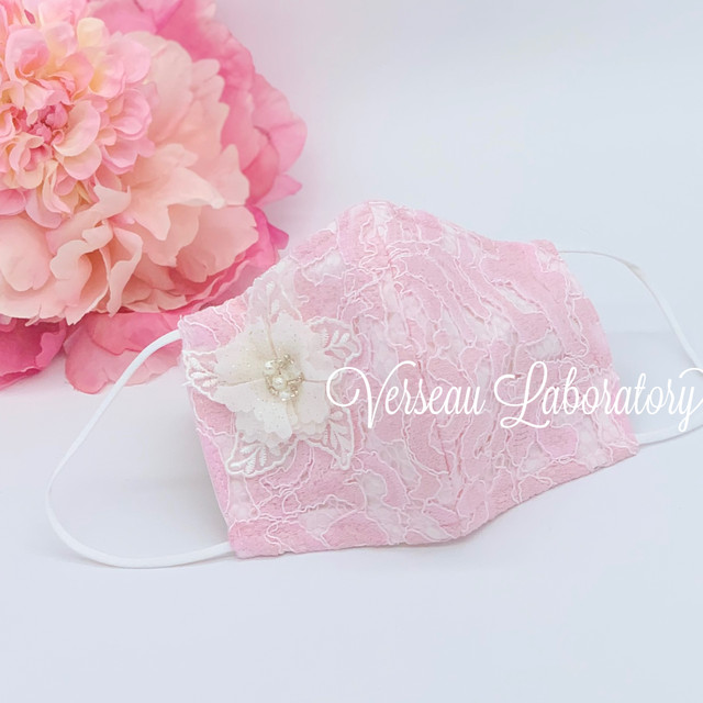 348 人気 クリスマスローズ ニュー桃色シリーズ 秋冬用マスク Uv対策 桃色クリスマスローズ Verseau Laboratory