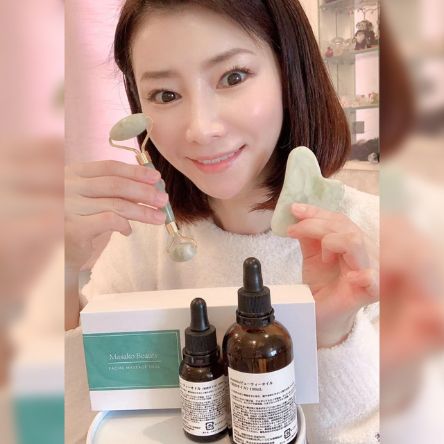 Masako Beautyセット 水谷雅子オリジナルかっさ Masakoビューティオイル 30ml 個数限定 Masako1968