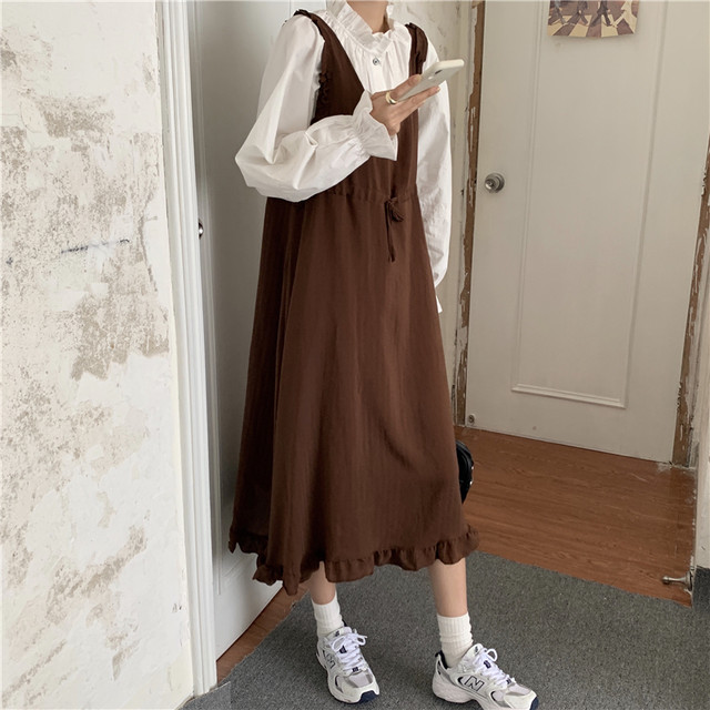 ガーリーサスペンダースカート【girly suspender skirt】