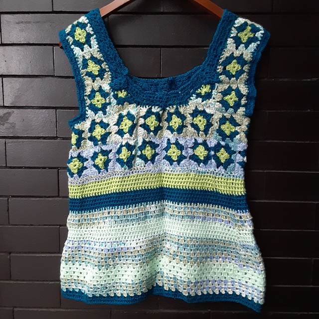 Flower Crochet Bustier フラワーかぎ編みニットビスチェ Small Change ヴィンテージ 古着 Smallchange スモールチェンジ