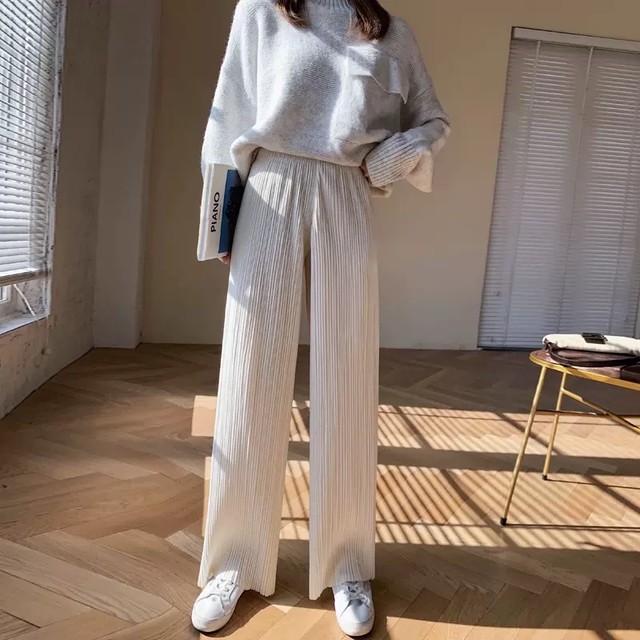 〈リクエストアイテム〉プリーツベロアパンツ【pleats velour pants】