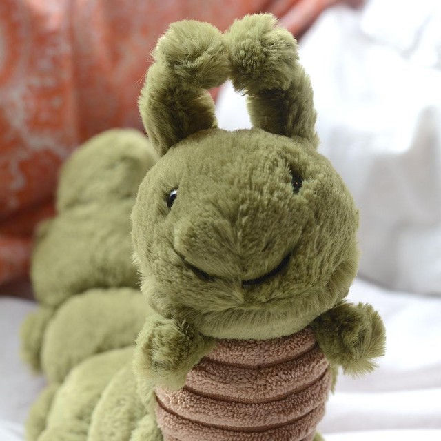 Jellycat Christopher Caterpillar ジェリーキャット クリストファー キャタピラー あおむし 青虫 虫 正規輸入代理店 輸入品 東京 原宿 正規品 取り扱い店舗 エトフ Etoffe エトフ 原宿にあるセレクトショップ Jelly Cat 正規販売店