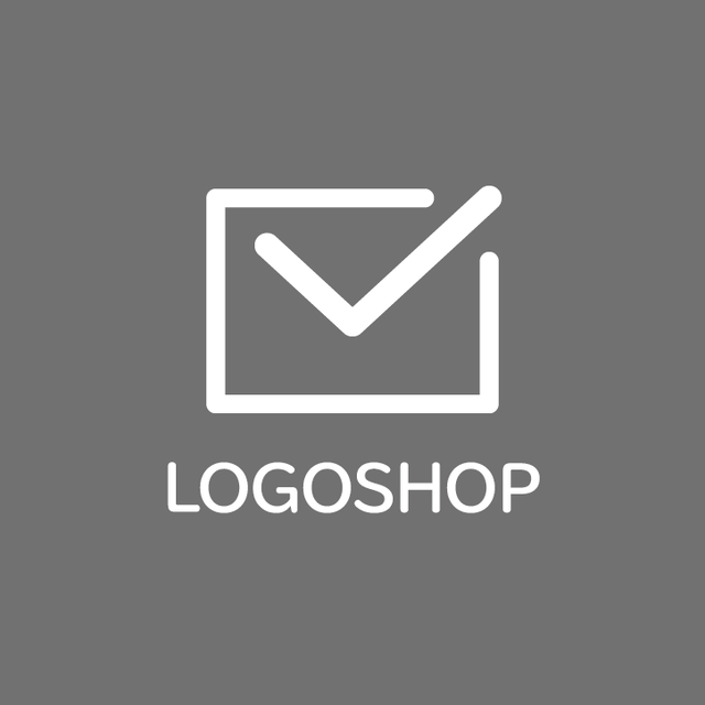 メールチェック メール 手紙 チェックマーク It インターネット ネットサービス テクノロジー Ai 情報 産業 設備 工業 コンサルタント 士業 ロゴ購入 ロゴ販売 Logoshop ロゴショップ