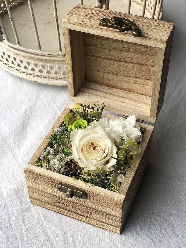 プリザーブドフラワーボックスｓ ナチュラル With Garden Tsukuba オンラインショップ