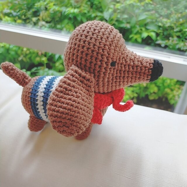 編みぐるみ いぬ あみぐるみ 出産祝い 男の子 女の子 子供 誕生日 プレゼント 赤ちゃん お部屋飾り The Bunny