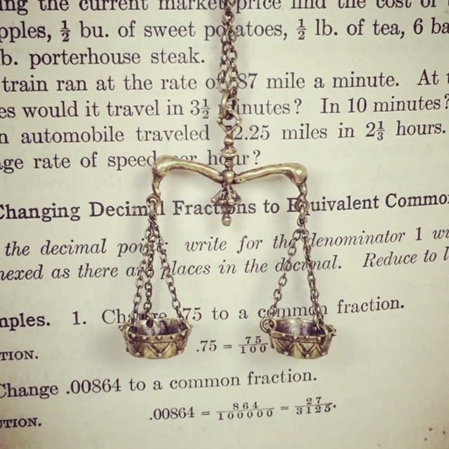 導きの天秤 Balance Of Guidance Necklace Bird Lhiannan Shee