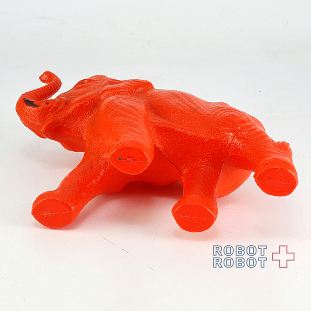 赤い象ポリ置物おもちゃ Robotrobot
