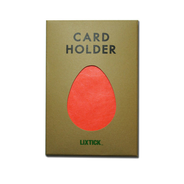 LIXTICK PAPER CARD HOLDER – HRMS ORANGE / LIXTICK