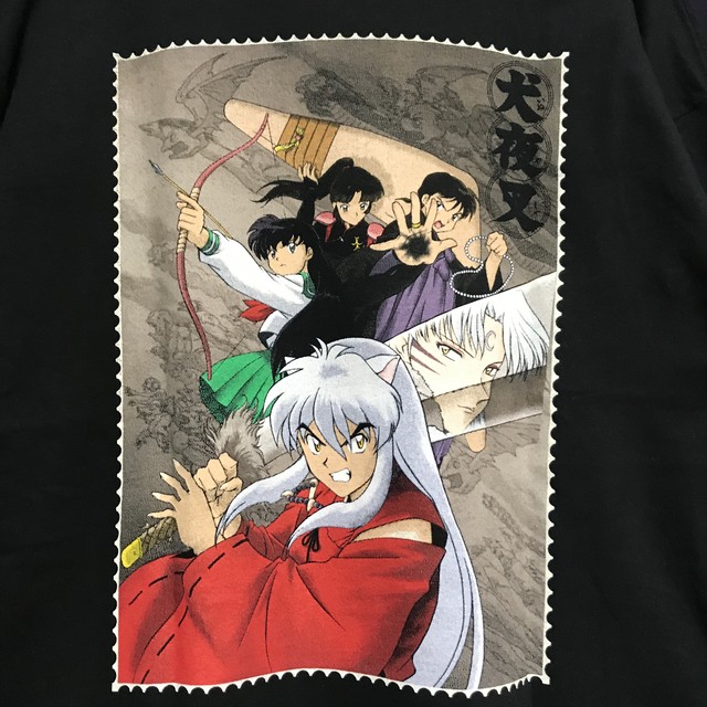 05年 00 S 犬夜叉 Tシャツ 高橋留美子 古着 ビンテージ Vintage アニメ マンガ ゲーム Autb