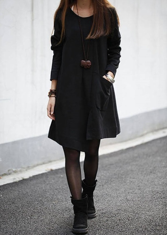 ワンピース マタニティ フレアワンピ アシンメトリー ポケット Aライン ひざ丈 長袖 秋 冬 大きいサイズ 10代 代 30代 40代 Ptngt0655 Shop Suba