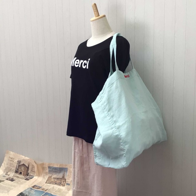 Merci リネントートバッグ エキューム 28