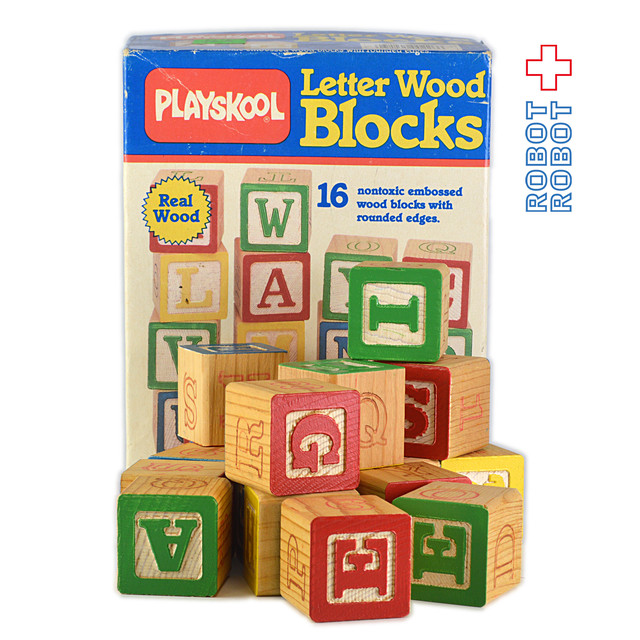 トイストーリー 木製アルファベット積み木 箱付 Robotrobot