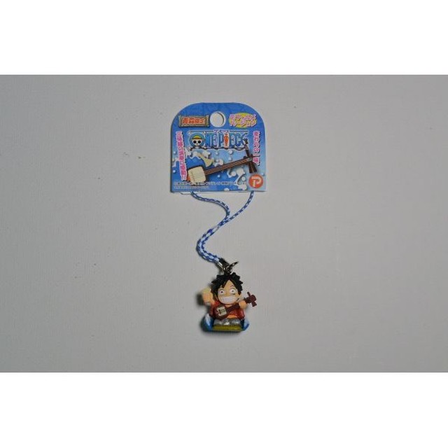 青森県限定 One Piece ワンピース 三味線 ルフィ 根付 ご当地ストラップ なんまらドットコム