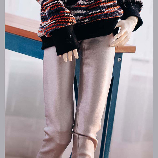 Bjdドール用衣装 レギンス パンツ メンズ スリムフィット スキニー ファッション ブラック カーキ ホワイト Bia 70cm Sd17 Sd Msdサイズ人形適用 Btgarden