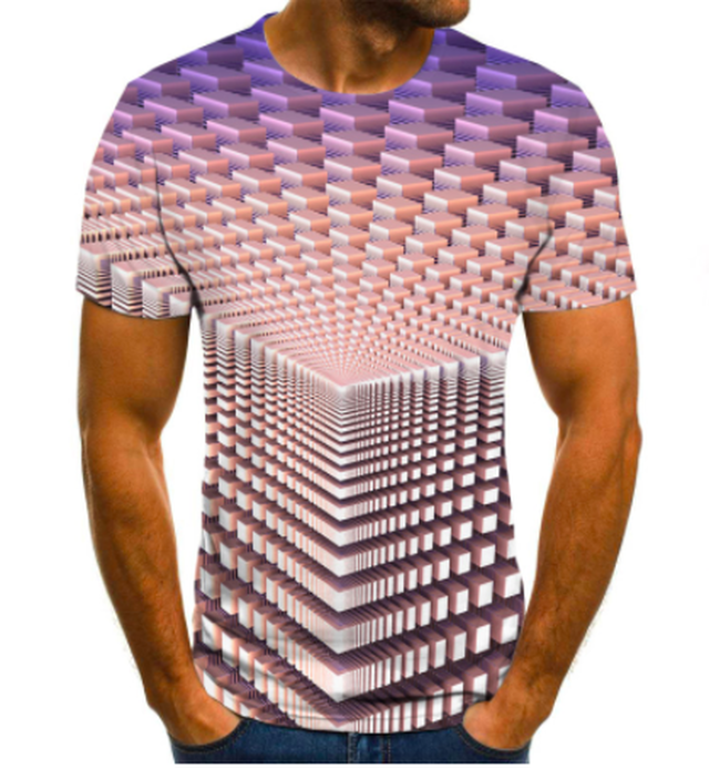 夏のスタイル男性の女性のファッション半袖おかしいtシャツ 3dプリントカジュアルtシャツ Yuabrand