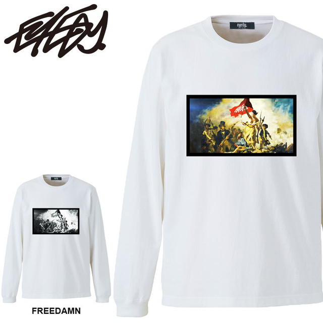 Eye Ltm097 Eyedy アイディー 大きいサイズ メンズ ロングtシャツ ロンt Freedamn ブランド M L Xl Xxl Xxxl 3l おしゃれ ストリート 綿 コットン 長袖tシャ セレクトショップ P C H