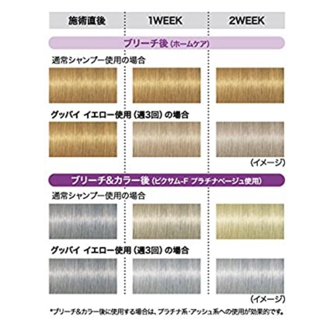 グッバイイエロー カラーシャンプー 310g Amond