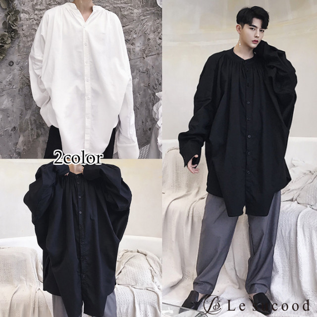 最高の壁紙jp 愛されし者 シャツ ロング 丈 メンズ