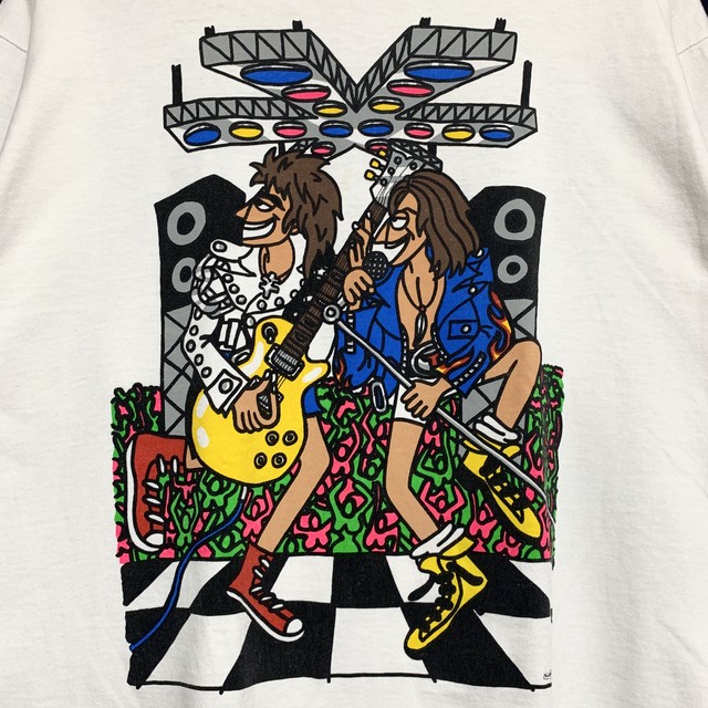 90年代 B Z Tシャツ シングルステッチ アメリカ製 古着 ビンテージ Vintage バンドtシャツ バンt Autb