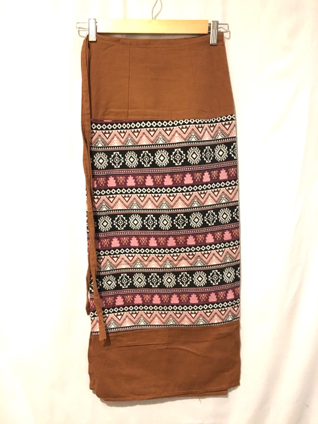 巻きスカート ラップスカート エスニックスカート アジアンスカート アフリカンスカート ロングスカート タイトスカート カフェエプロン エスニック アジアン雑貨no 236 A アジアン雑貨 Asian Mrk