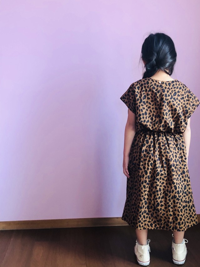 Elfinfolk エルフィンフォルク ss Leopard Dress レオパード柄ワンピース サンドレス Peachs