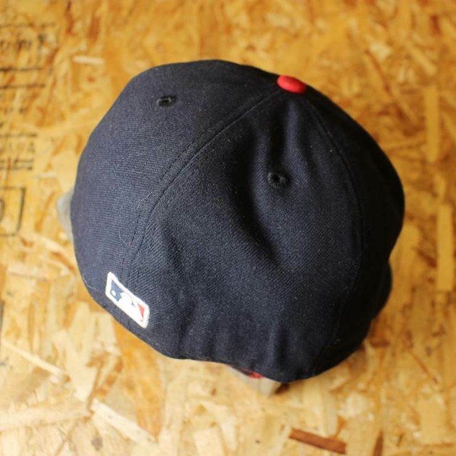 New Era ニューエラ キャップ 帽子 Boston Red Sox ボストン レッドソックス ネイビー サイズ7 1 8 靴下 古着 ss145 古着屋ataco Garage