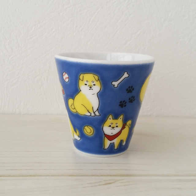 青郊窯 九谷焼 縁起ちょこコレクション 吉祥 犬柄 京都のかわいい雑貨屋さん ミハスピトゥー Mijaspittoo
