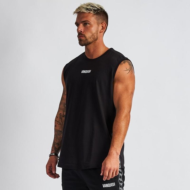 Vanquish Lt V2 Sleeveless タンクトップ メンズ 筋トレ トレーニングウェア スポーツウェア Gym ゴールドジム Vq ボディビル トレーニング Tank Top シャツ 男性 フィットネス Mmmc