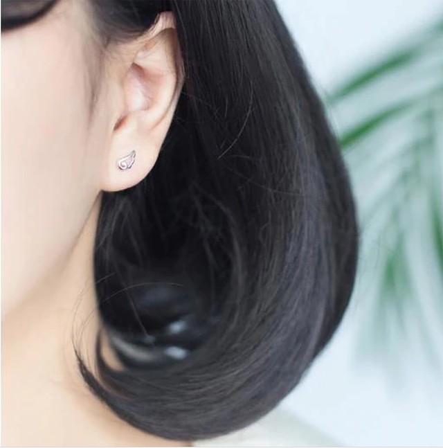 シルバー925 リトルウイングピアス Naturich