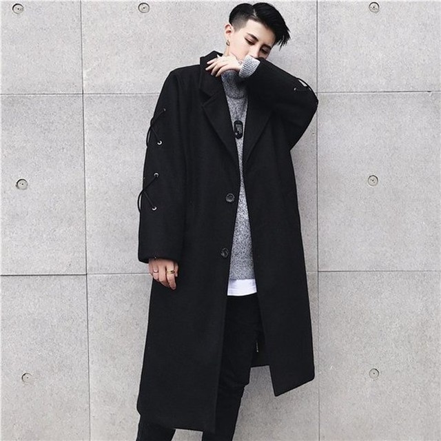 コート チェスターコート メンズ メルトン ロング丈 4349 Lagy 韓国ファッション レディース メンズ 通販のお店