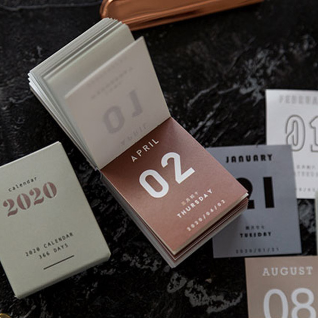 再入荷なし 3 ミニカレンダー 日めくり 手帳 コラージュ Monochimo