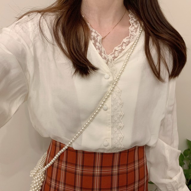〈カフェシリーズ〉チーズリゾットブラウス【cheese risotto blouse】
