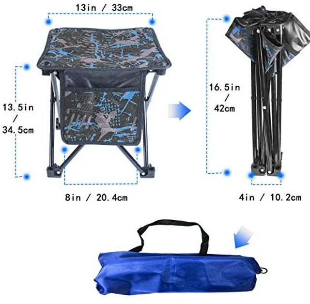 Jpcs アウトドアチェア折りたたみ椅子コンパクト イス 持ち運び キャンプ用軽量ンパクト 収納バッグ付き 折りたたみチェア レジャー 背もたれなし Az Japan Classic Store