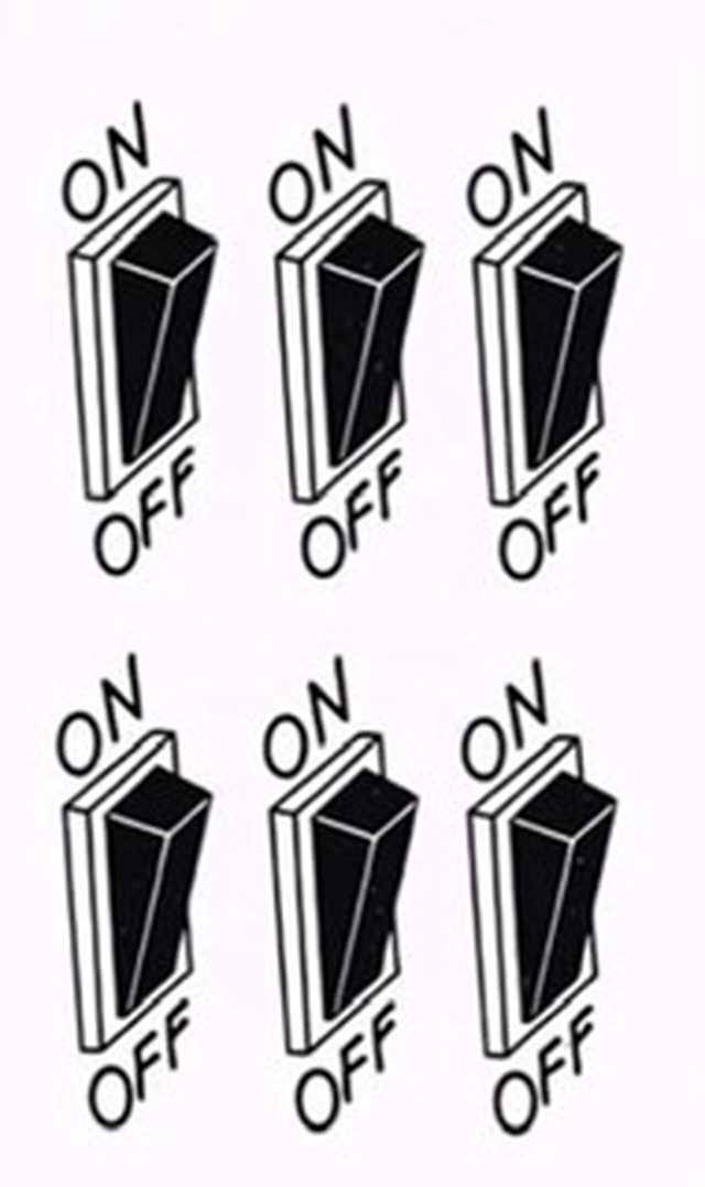 送料無料 小さなタトゥーシール スイッチ おもしろ 雑貨 Karuru