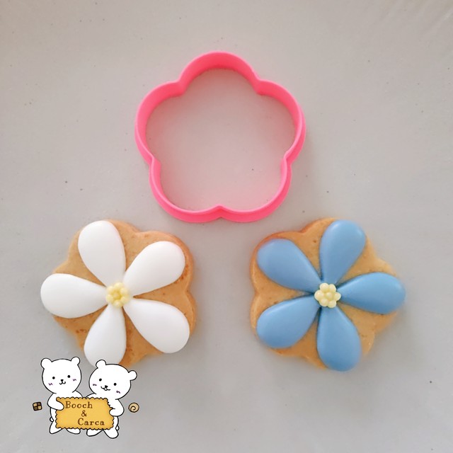 ５枚花 クッキー型 Flowers Cookie Cutter Booch Carca