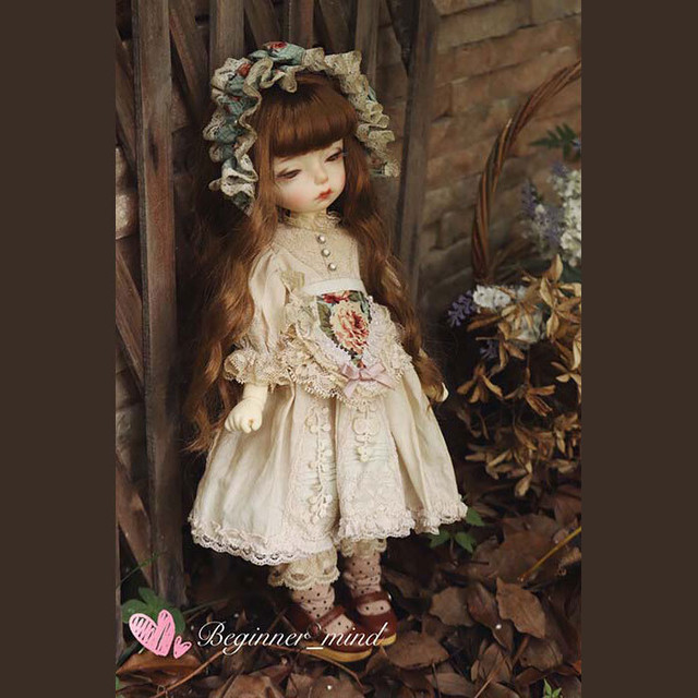 Bjdドール用衣装 お洋服セット 可愛い プリンセス アイボリー Dollyplanet Msdサイズ人形用 Btgarden