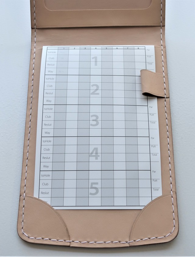 ゴルフスクール向け大容量0枚 ゴルフが上達するスコアカード ラウンドログカード リブートゴルフ